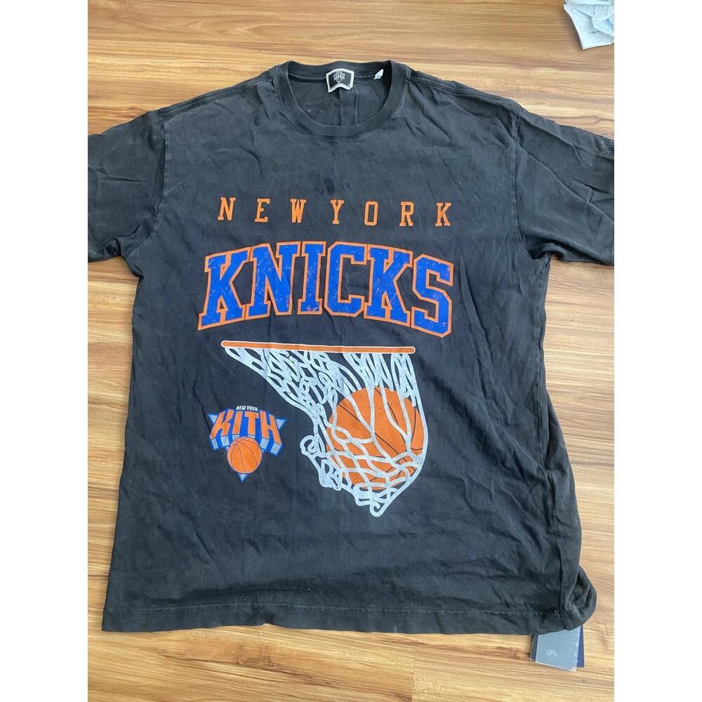 Kith New York Knicks Basketball Tee Size M Black 22071060001140 Men 1